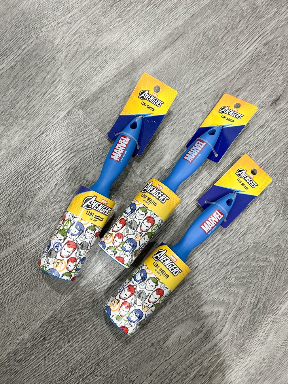 Marvel Blue Lint Roller with Red Logo